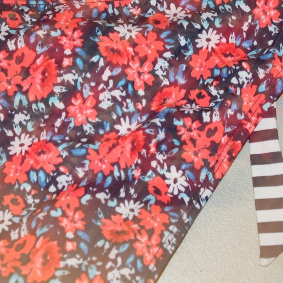 Multi Color 2 Pcs Justice Tankini Swimsuit Size 7 - Picture 9 of 10